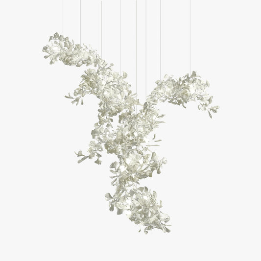 Gingko Combination Chandelier - Adjustable Height, Energy-Efficient LE