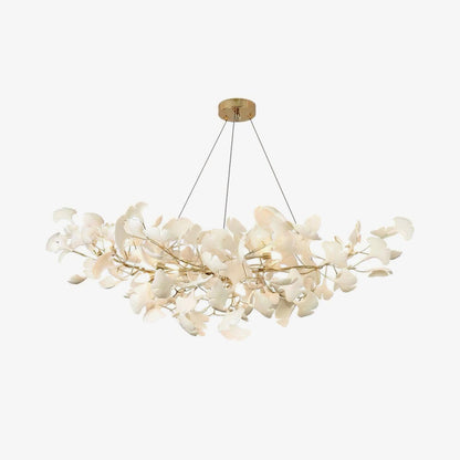 Horizon Bloom Ginkgo Chandelier - Elegant Design & Adjustable Height