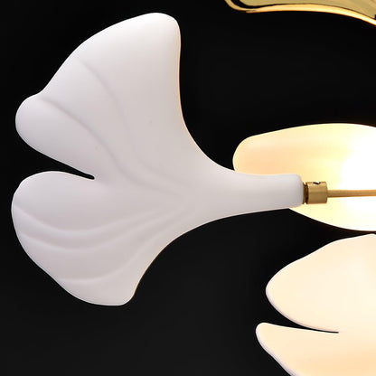 Horizon Bloom Ginkgo Chandelier - Elegant Design & Adjustable Height