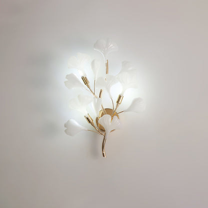 Gingko Modern Wall Lamp - LED Illumination & Adjustable Brightness