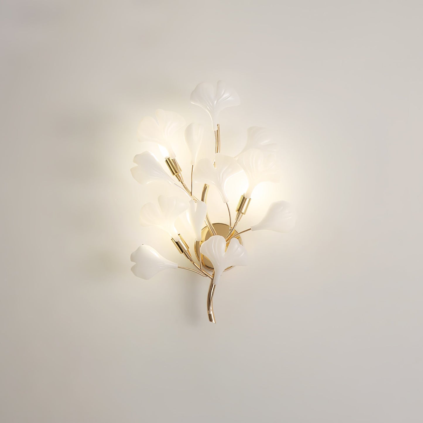 Gingko Modern Wall Lamp - LED Illumination & Adjustable Brightness