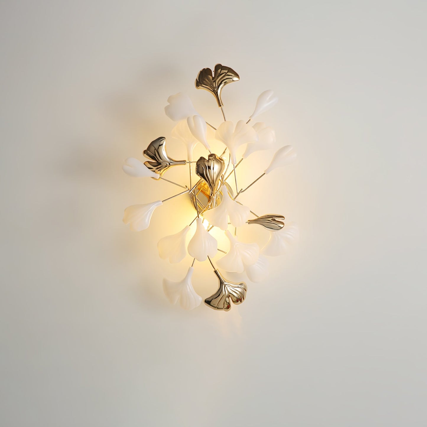 Gingko Modern Wall Lamp - LED Illumination & Adjustable Brightness