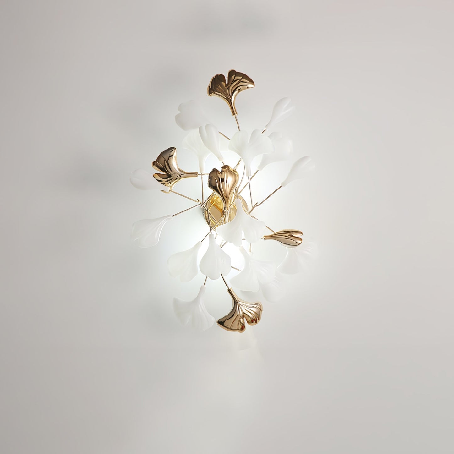 Gingko Modern Wall Lamp - LED Illumination & Adjustable Brightness