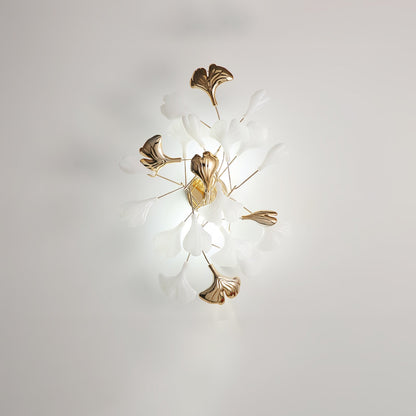 Gingko Modern Wall Lamp - LED Illumination & Adjustable Brightness