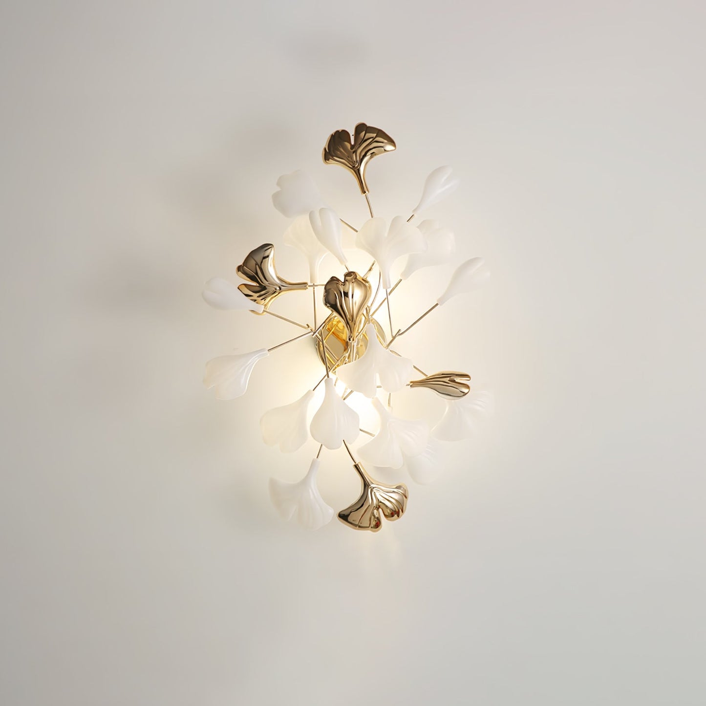 Gingko Modern Wall Lamp - LED Illumination & Adjustable Brightness