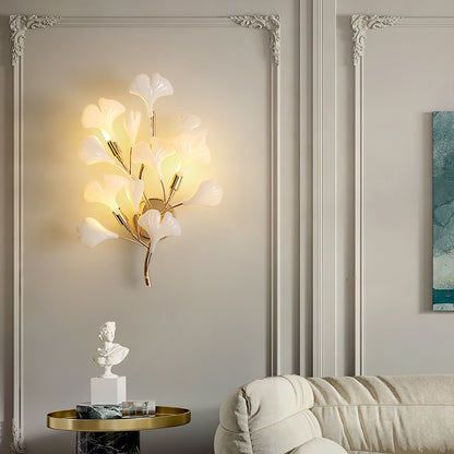 Gingko Modern Wall Lamp - LED Illumination & Adjustable Brightness