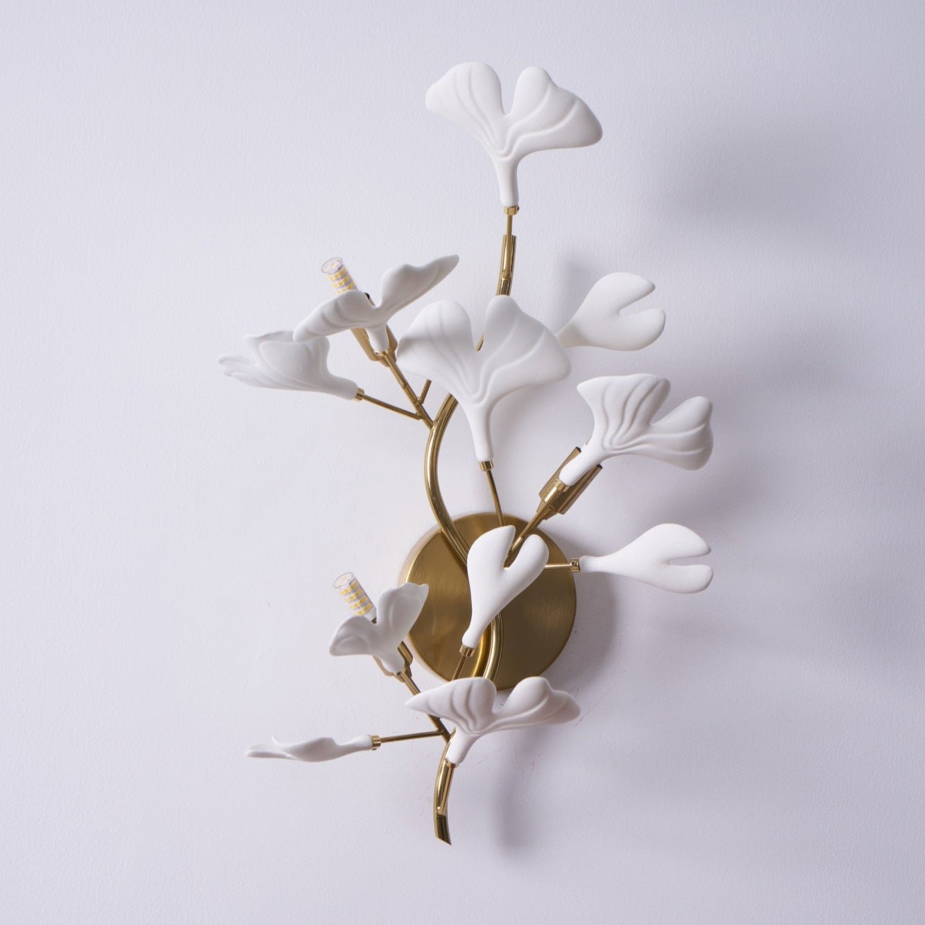 Gingko Modern Wall Lamp - LED Illumination & Adjustable Brightness