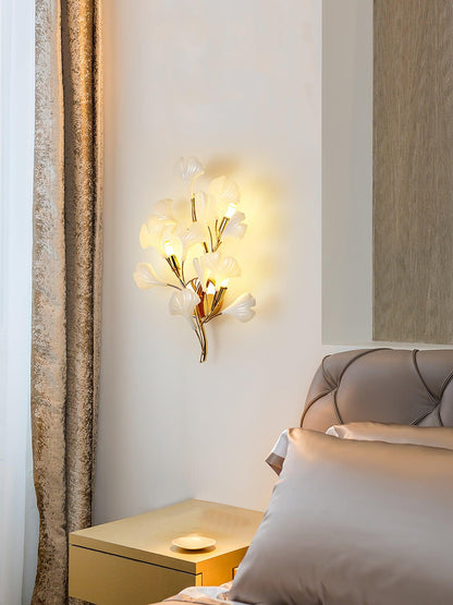 Gingko Modern Wall Lamp - LED Illumination & Adjustable Brightness