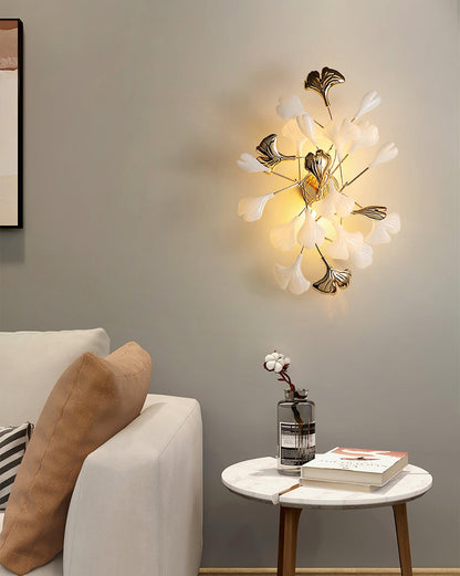 Gingko Modern Wall Lamp - LED Illumination & Adjustable Brightness