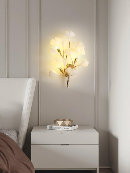 Gingko Modern Wall Lamp - LED Illumination & Adjustable Brightness