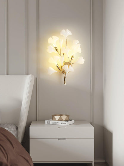 Gingko Modern Wall Lamp - LED Illumination & Adjustable Brightness