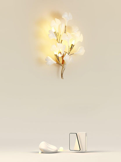 Gingko Modern Wall Lamp - LED Illumination & Adjustable Brightness