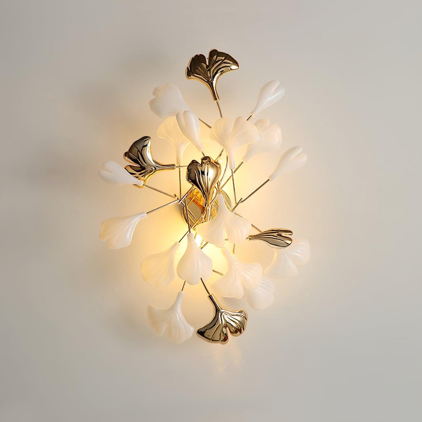 Gingko Modern Wall Lamp - LED Illumination & Adjustable Brightness