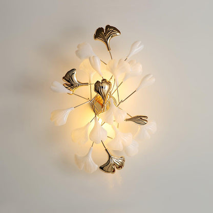 Gingko Modern Wall Lamp - LED Illumination & Adjustable Brightness