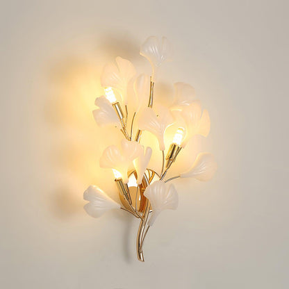 Gingko Modern Wall Lamp - LED Illumination & Adjustable Brightness