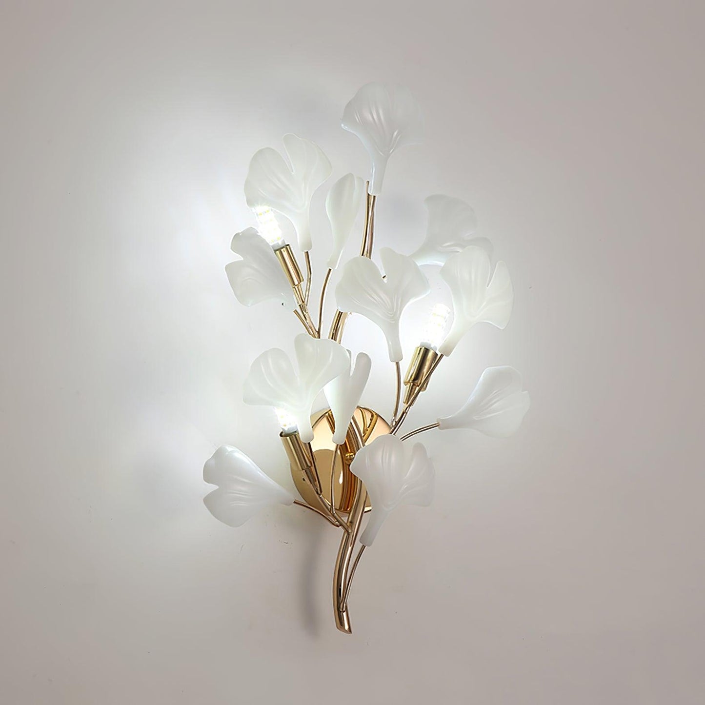 Gingko Modern Wall Lamp - LED Illumination & Adjustable Brightness