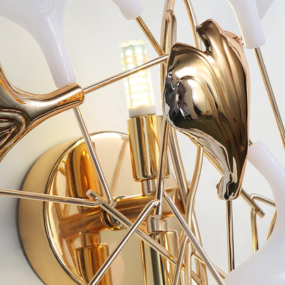 Gingko Modern Wall Lamp - LED Illumination & Adjustable Brightness