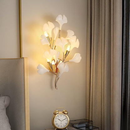 Gingko Modern Wall Lamp - LED Illumination & Adjustable Brightness