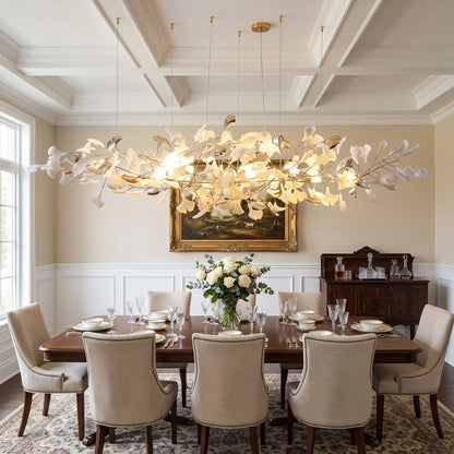 Ginkgo Cloud Chandelier - Modern LED Lighting with Adjustable Brightne
