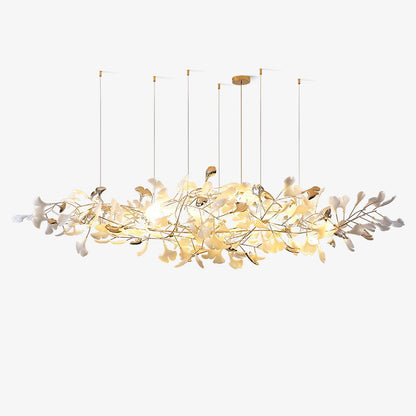 Ginkgo Cloud Chandelier - Modern LED Lighting with Adjustable Brightne