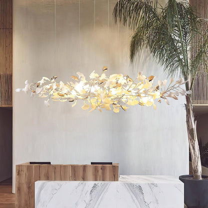 Ginkgo Cloud Chandelier - Modern LED Lighting with Adjustable Brightne