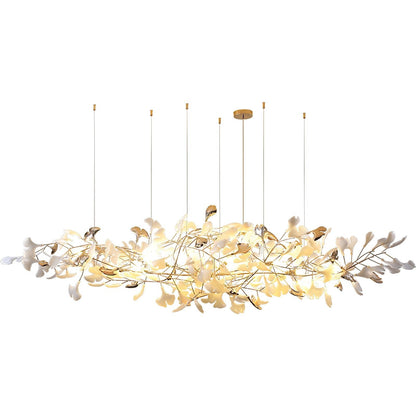 Ginkgo Cloud Chandelier - Modern LED Lighting with Adjustable Brightne