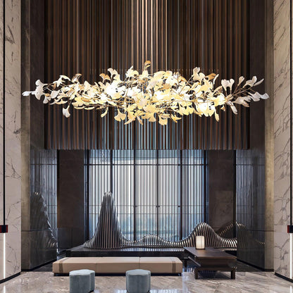 Ginkgo Cloud Chandelier - Modern LED Lighting with Adjustable Brightne