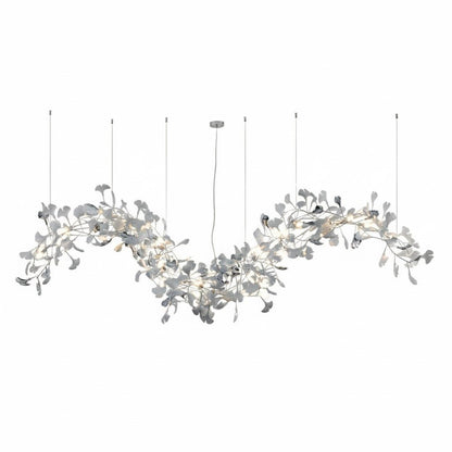 Ginkgo Vine Chandelier - Elegant Design with Adjustable Height & LED L