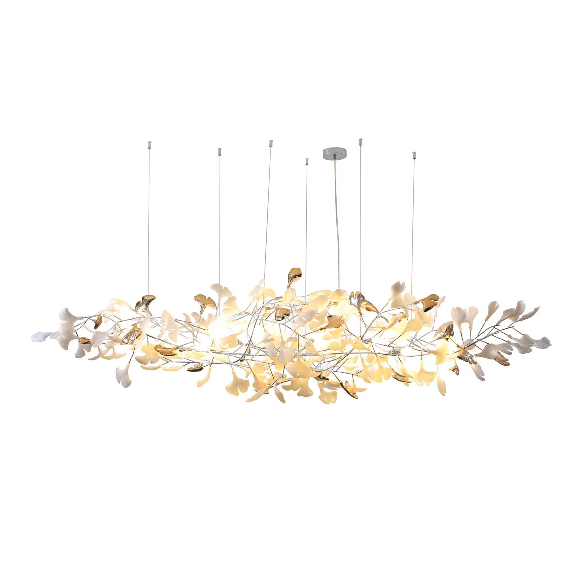 Ginkgo Cloud Chandelier - Modern LED Lighting with Adjustable Brightne