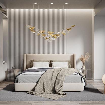 Ginkgo Tree Chandelier - Elegant Design with Adjustable Brightness