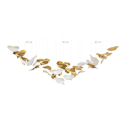 Ginkgo Tree Chandelier - Elegant Design with Adjustable Brightness
