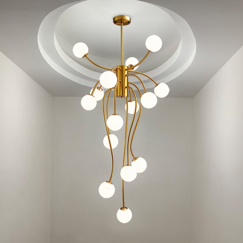 Caroline Chandelier - Elegant Crystal Design with Adjustable Height