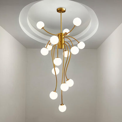 Caroline Chandelier - Elegant Crystal Design with Adjustable Height