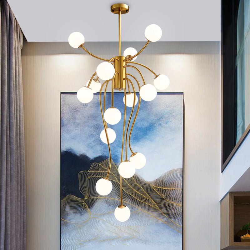 Caroline Chandelier - Elegant Crystal Design with Adjustable Height