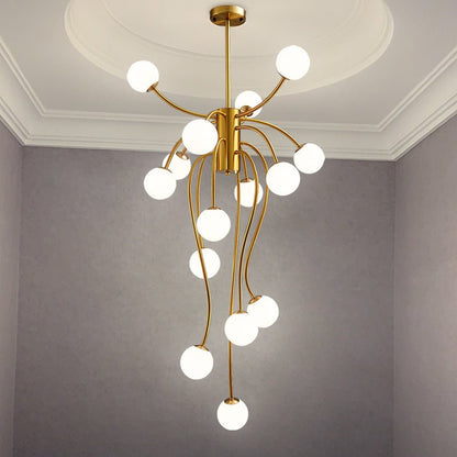 Caroline Chandelier - Elegant Crystal Design with Adjustable Height