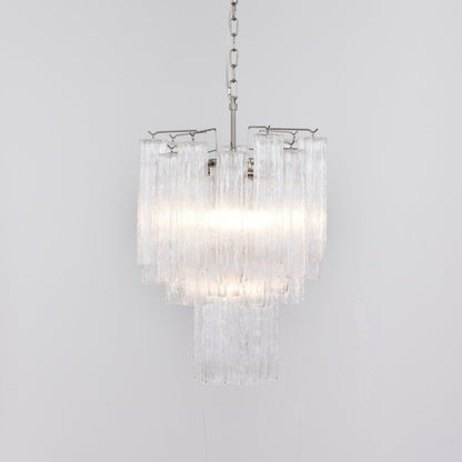Giselle Crystal Glass Chandelier - Elegant Design & Adjustable Height