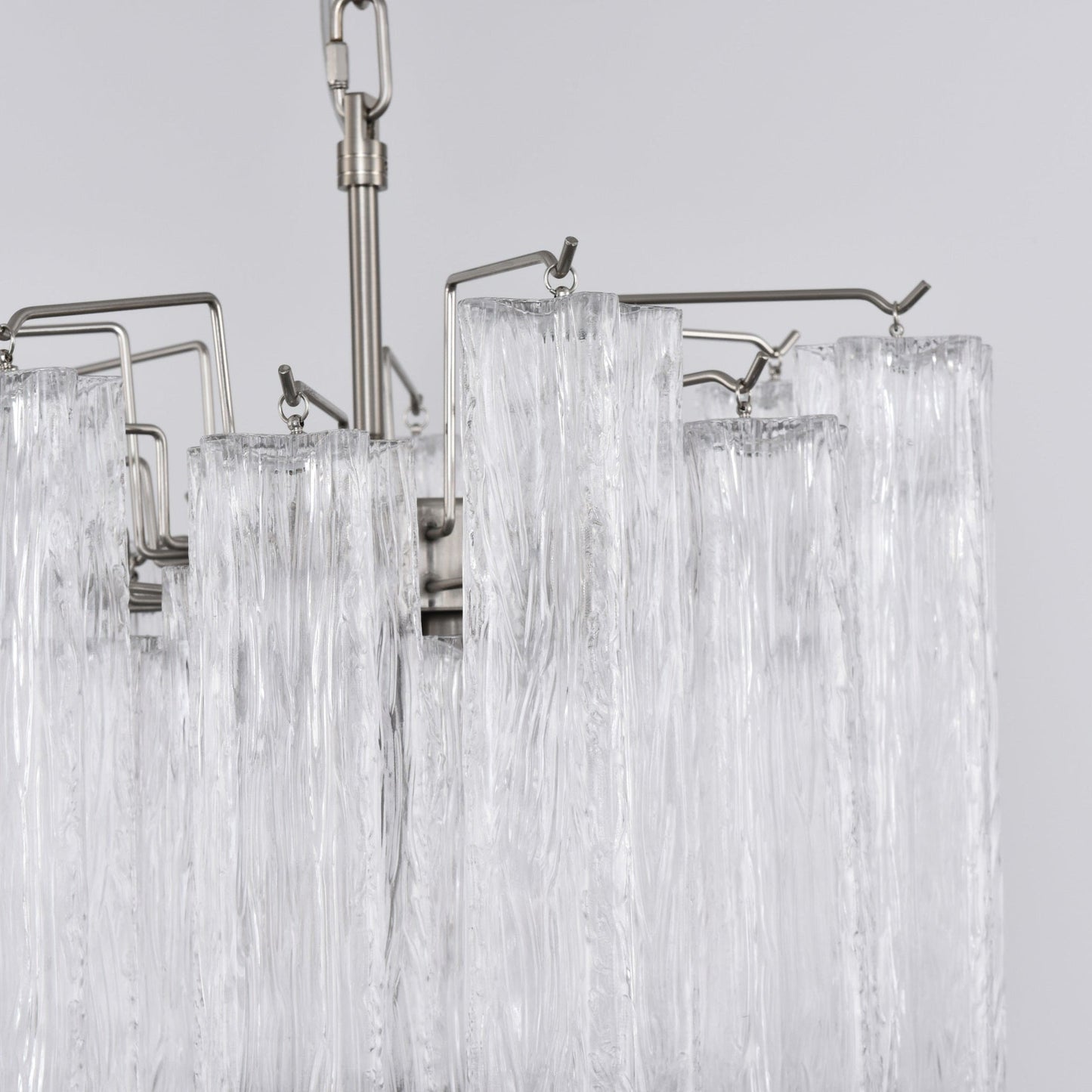 Giselle Crystal Glass Chandelier - Elegant Design & Adjustable Height