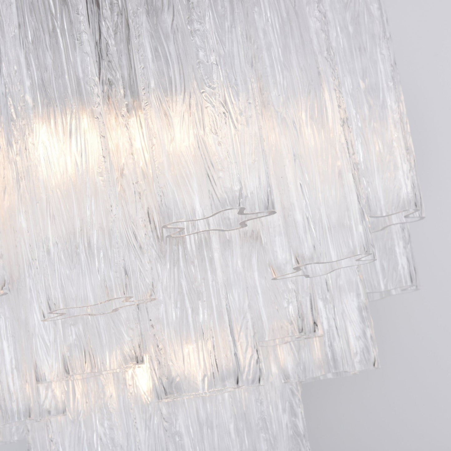 Giselle Crystal Glass Chandelier - Elegant Design & Adjustable Height