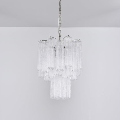 Giselle Crystal Glass Chandelier - Elegant Design & Adjustable Height