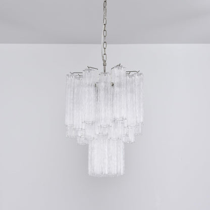 Giselle Crystal Glass Chandelier - Elegant Design & Adjustable Height