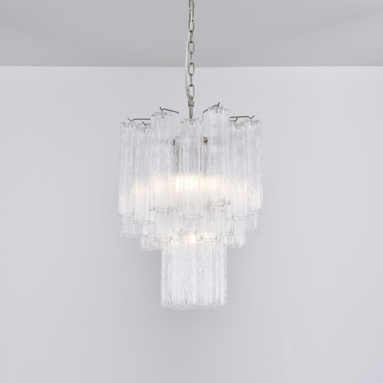 Giselle Crystal Glass Chandelier - Elegant Design & Adjustable Height