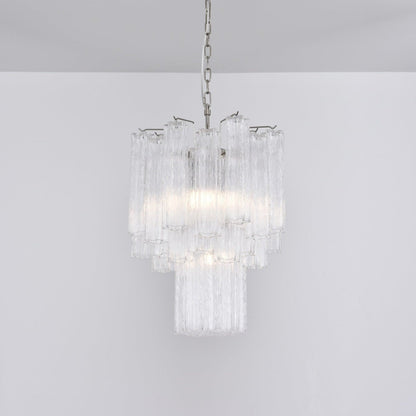 Giselle Crystal Glass Chandelier - Elegant Design & Adjustable Height