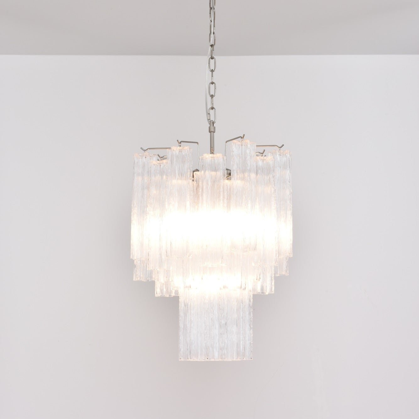 Giselle Crystal Glass Chandelier - Elegant Design & Adjustable Height