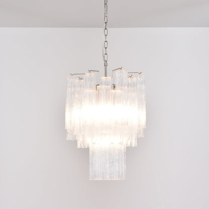 Giselle Crystal Glass Chandelier - Elegant Design & Adjustable Height