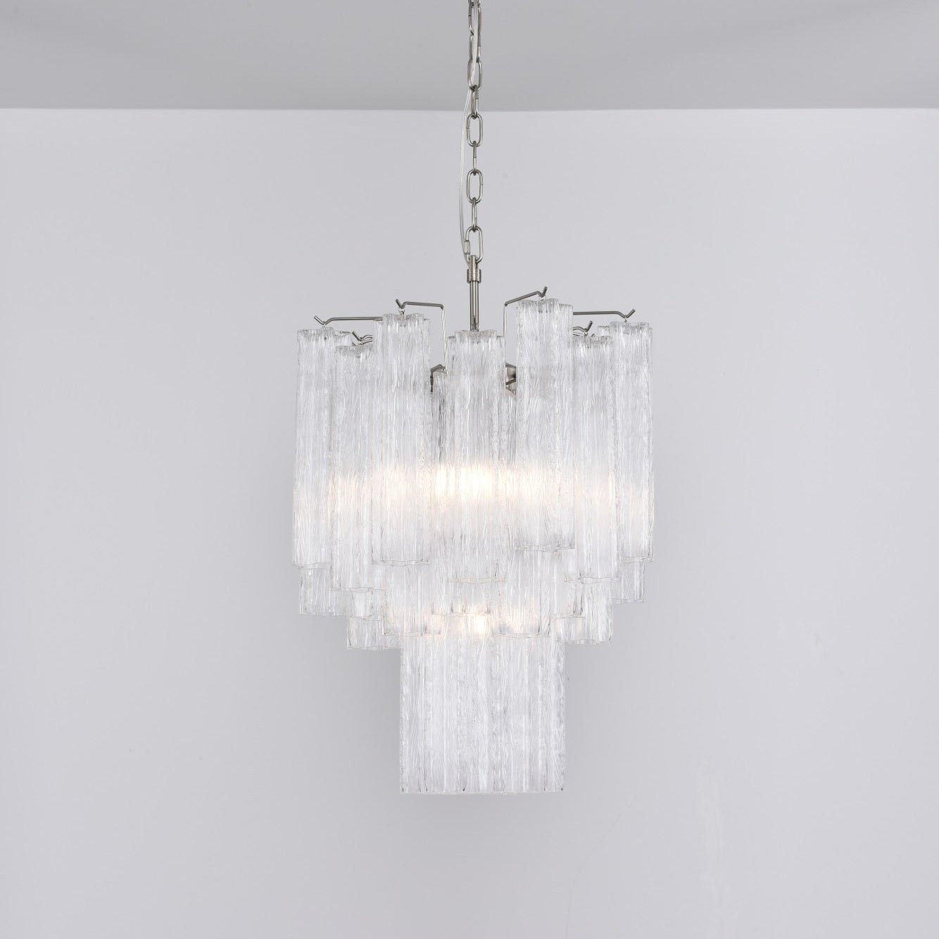 Giselle Crystal Glass Chandelier - Elegant Design & Adjustable Height