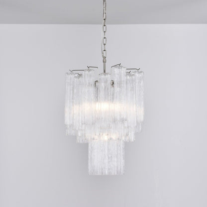 Giselle Crystal Glass Chandelier - Elegant Design & Adjustable Height