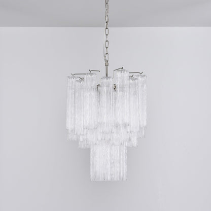 Giselle Crystal Glass Chandelier - Elegant Design & Adjustable Height