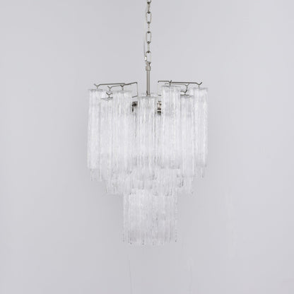 Giselle Crystal Glass Chandelier - Elegant Design & Adjustable Height