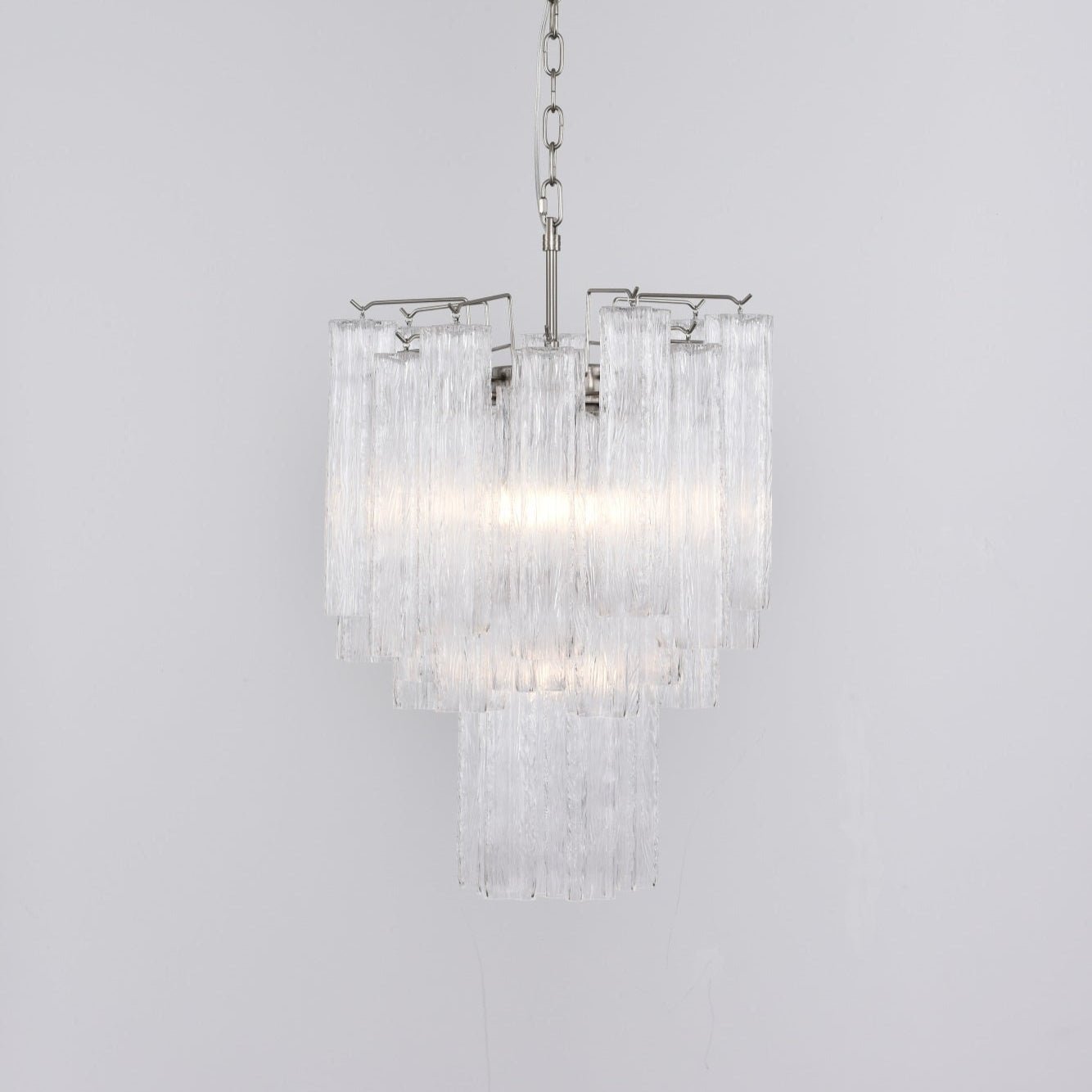 Giselle Crystal Glass Chandelier - Elegant Design & Adjustable Height
