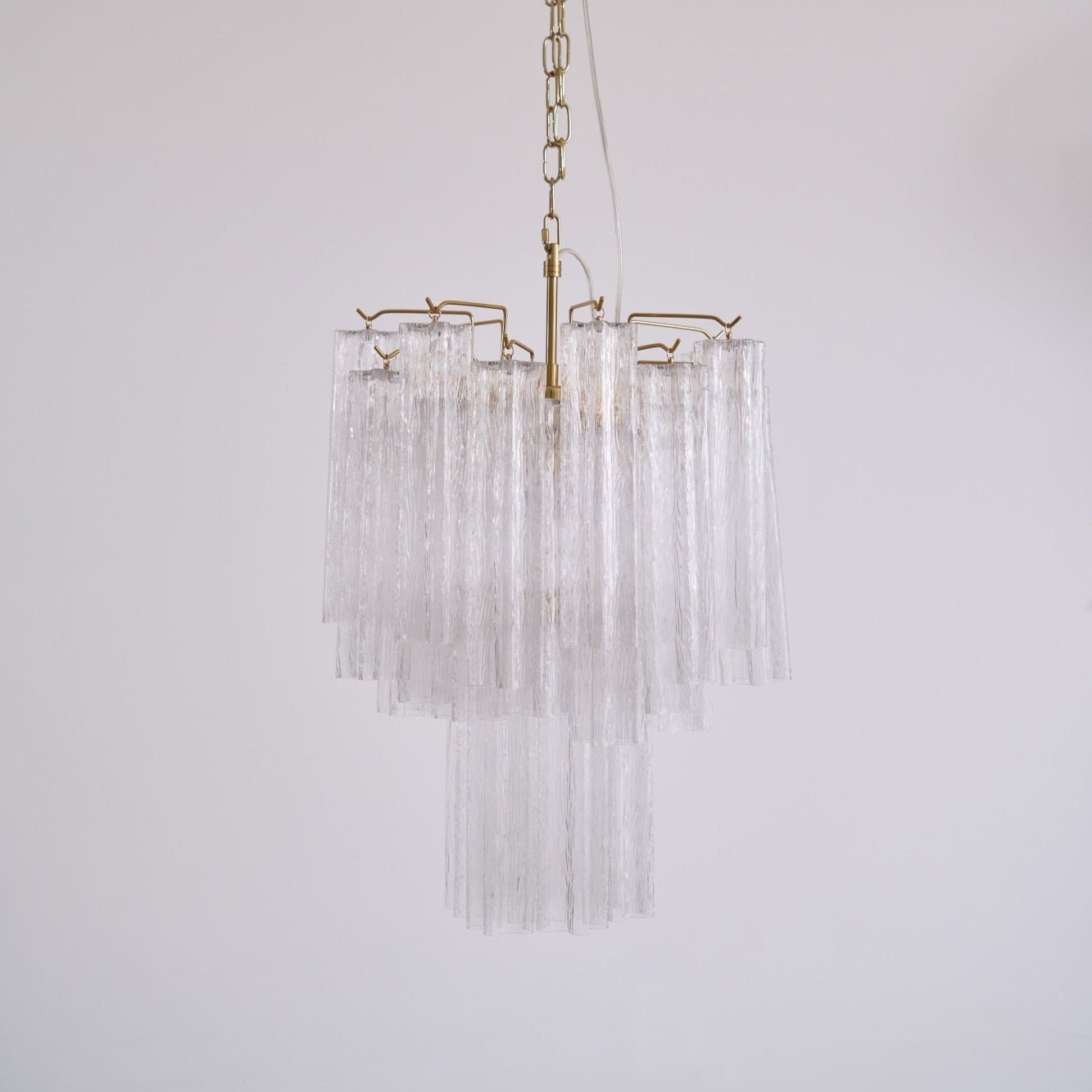 Giselle Crystal Glass Chandelier - Elegant Design & Adjustable Height